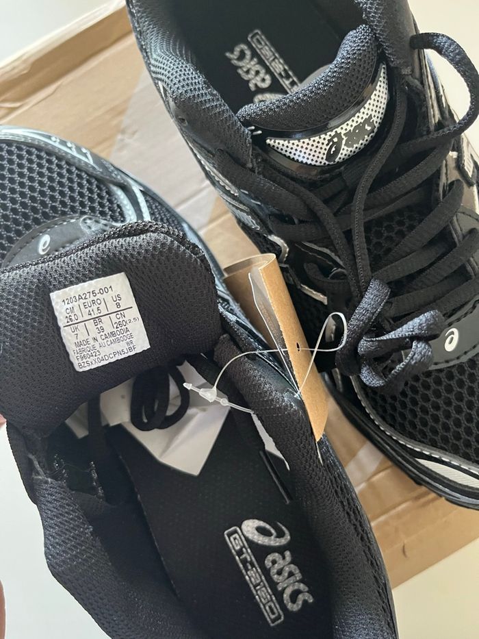 ASICS gt-2160 Noir et argenté size 40,5 - photo numéro 3