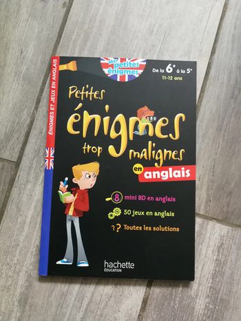 Petites énigmes trop malignes en anglais Hachette