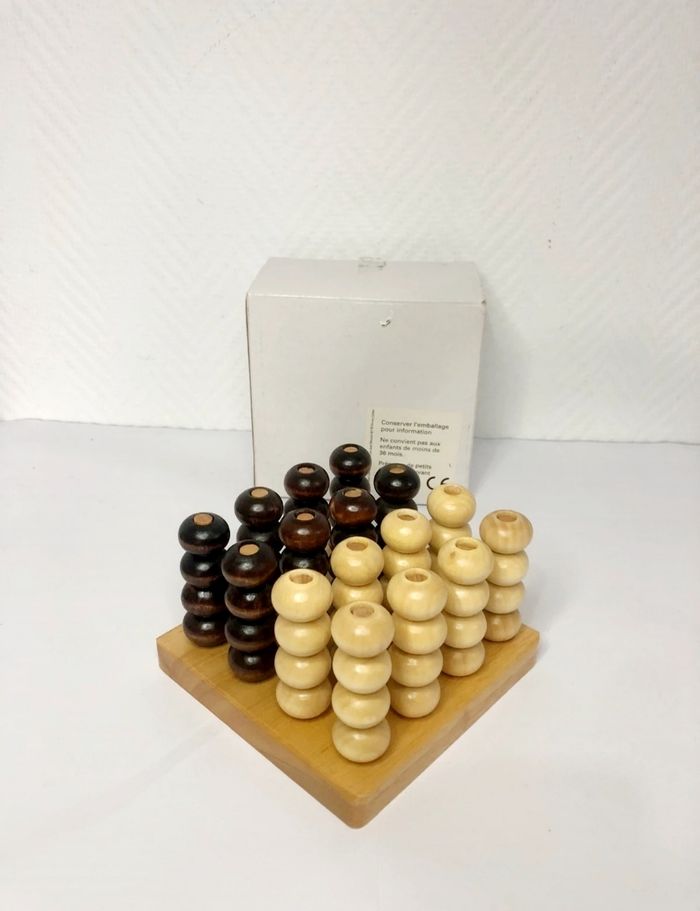 Morpion 3D en bois - photo numéro 2