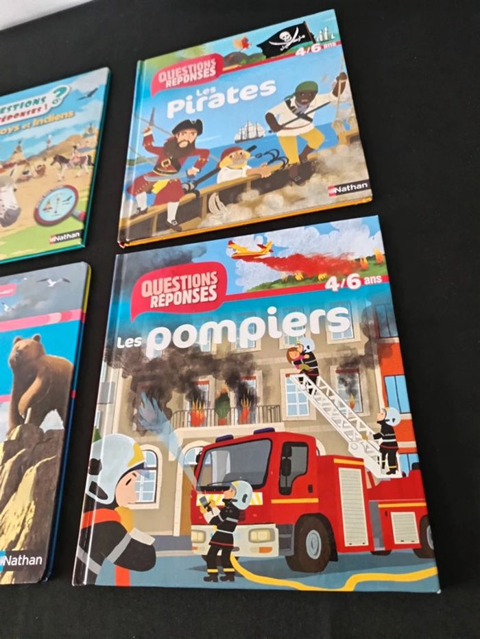 Livre questions réponse Les cowboys indiens, les pirates, la terre et les pompiers Nathan - photo numéro 3