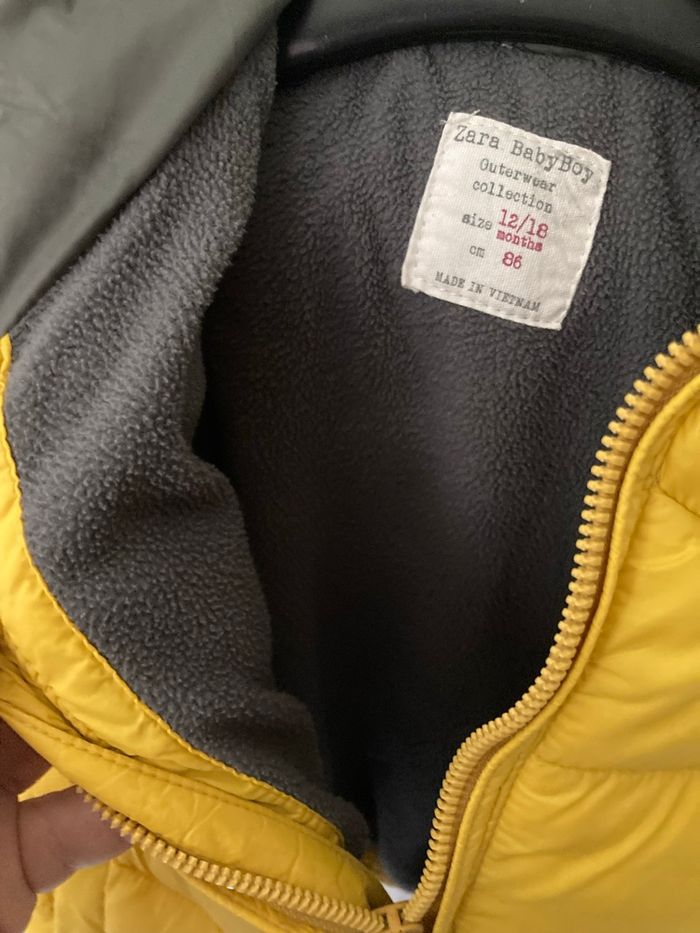 Doudoune ZARA Baby Boy – Taille 12/18 mois – Très chaude & doublée polaire - photo numéro 5