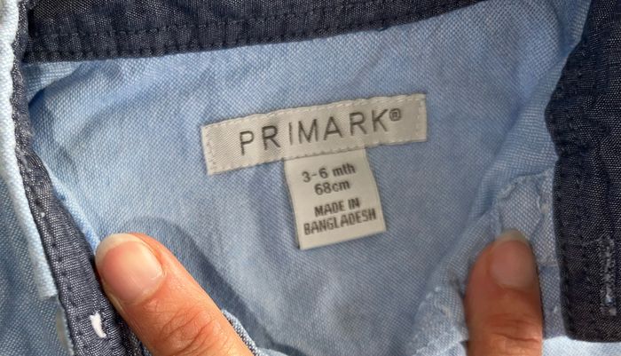 Lot chemise primark et short orchestra 6 mois - photo numéro 4