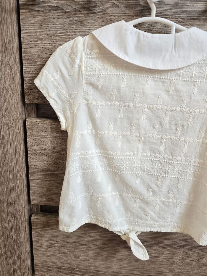 Vêtement Bébé Fille - Chemisier blanc - Sergent Major - 24 mois 86 cm - photo numéro 7