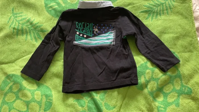 Polo manches longues grain de blé 24 mois - photo numéro 2