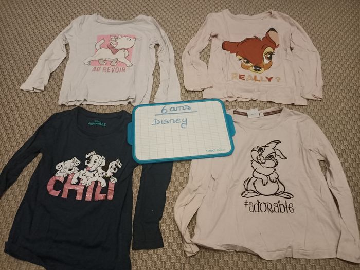 Tee shirt manche longue disney 6 ans