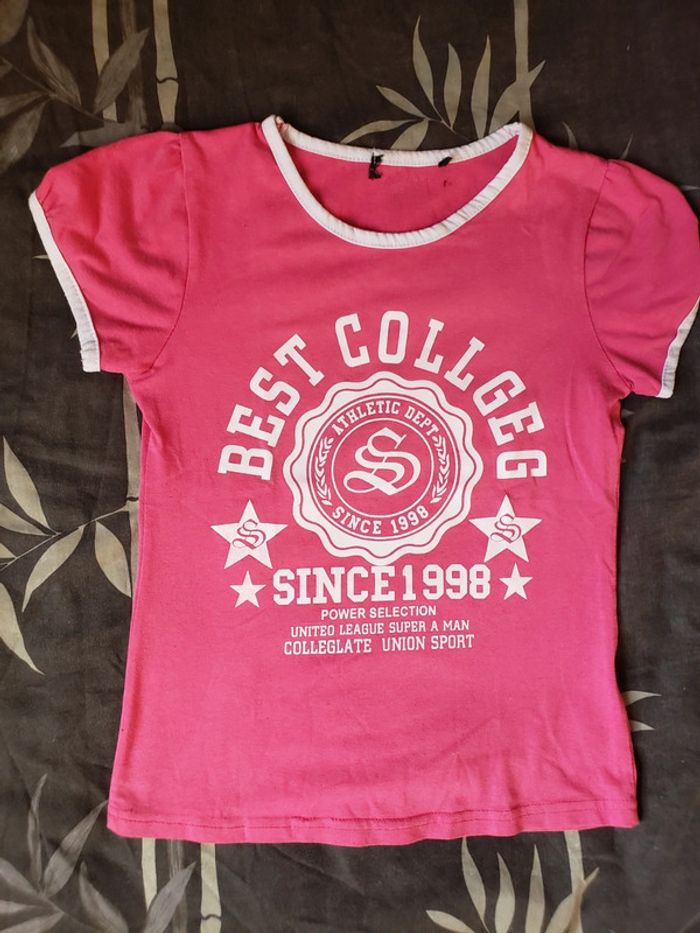 T-shirt Best College taille 12 ans