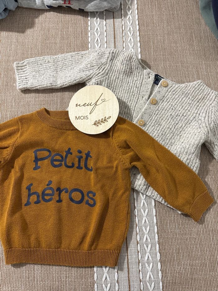 Gilet et pull bébé (9mois)