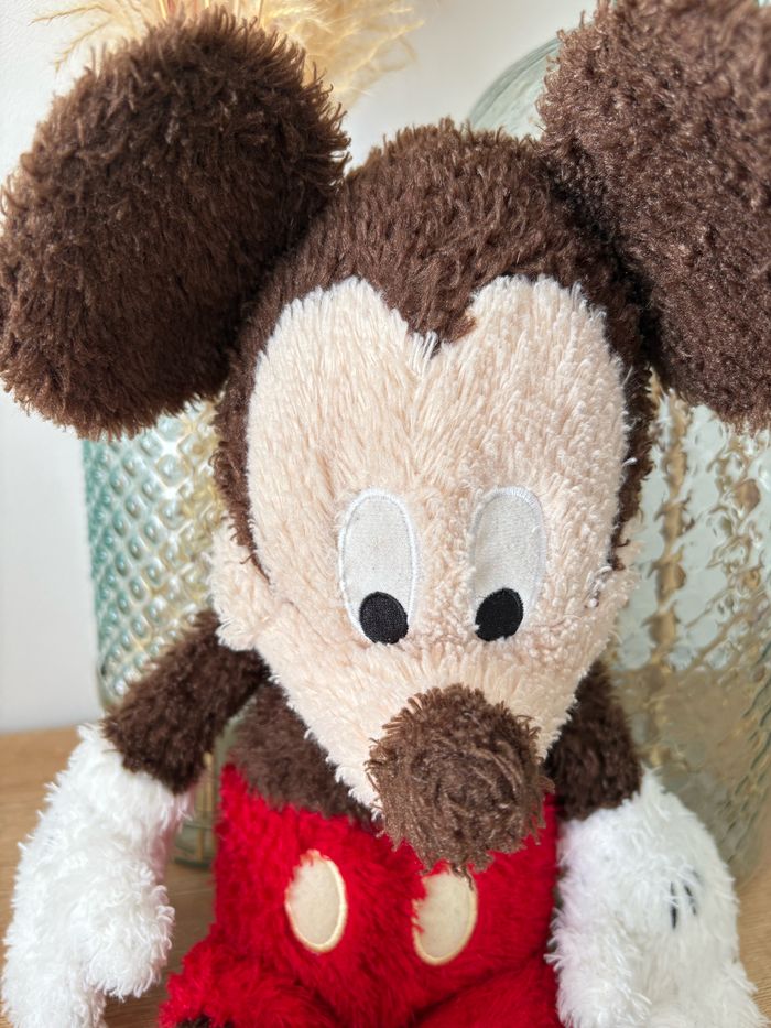 Grande Peluche Mickey poils long - photo numéro 2