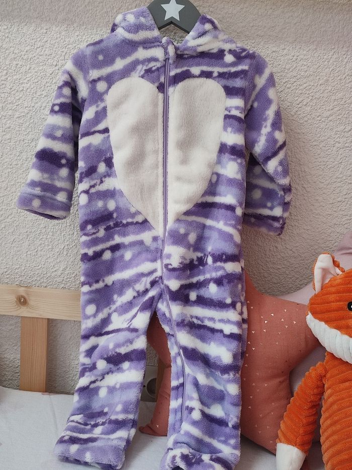 Surpyjama/Pyjamas chaud - Pingouin - 18 mois - Très bon état - Mots d'enfants - photo numéro 5