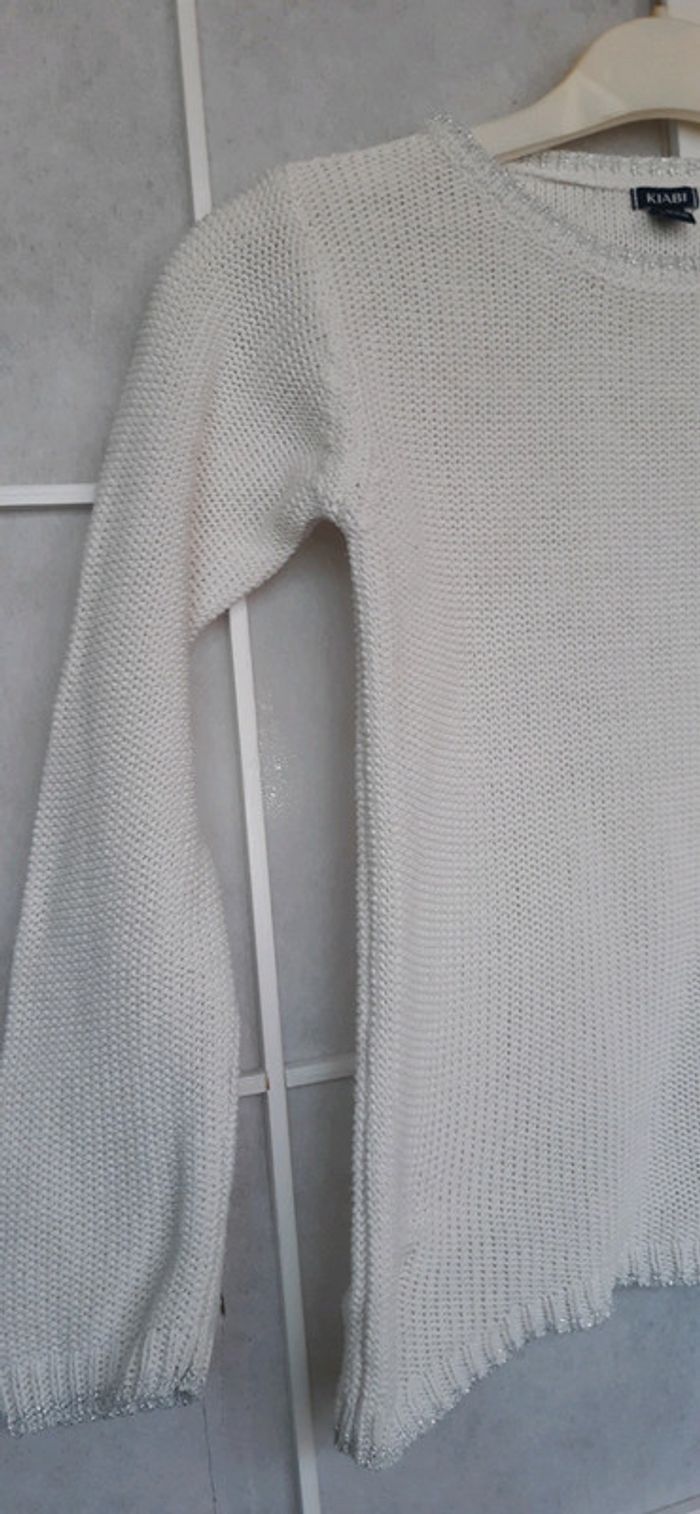 Pull blanc - photo numéro 4