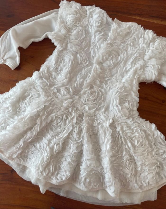 Robe catimini 2 ans blanche - photo numéro 6