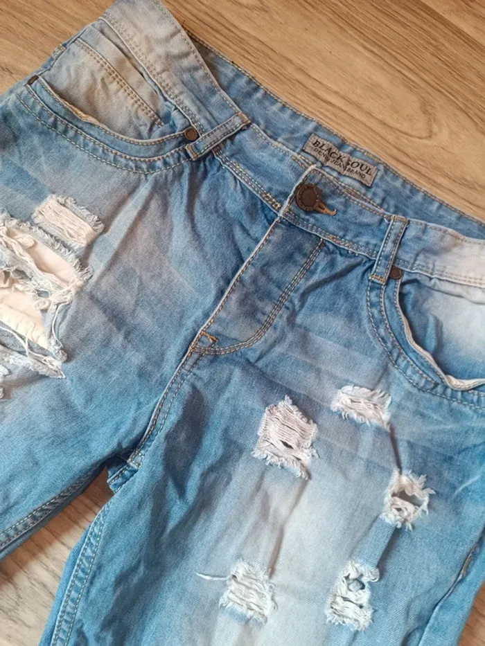 Short bermuda destroy homme - photo numéro 3
