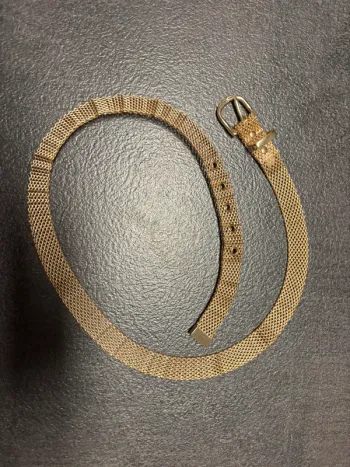 Ceinture dorée en maille métal Camaïeu neuve