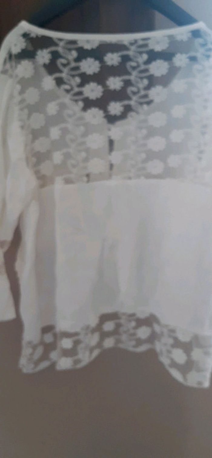 Très joli top neuf taille xl / veste fine ideale cérémonie - photo numéro 8