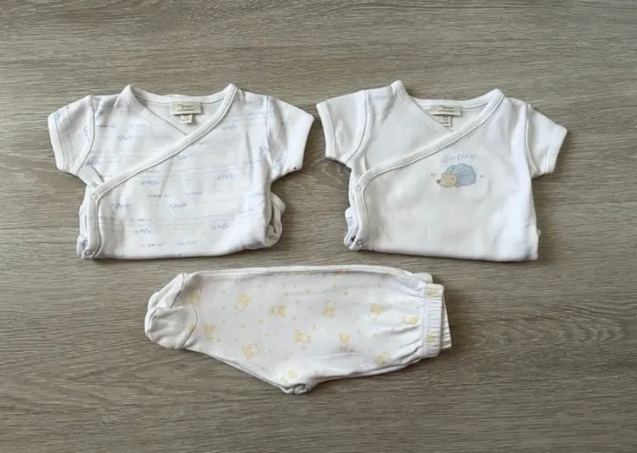 Bodies et pantalon 1-3 mois - photo numéro 3