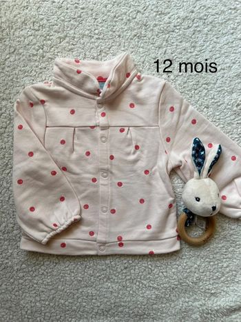 Gilet fille 12 mois