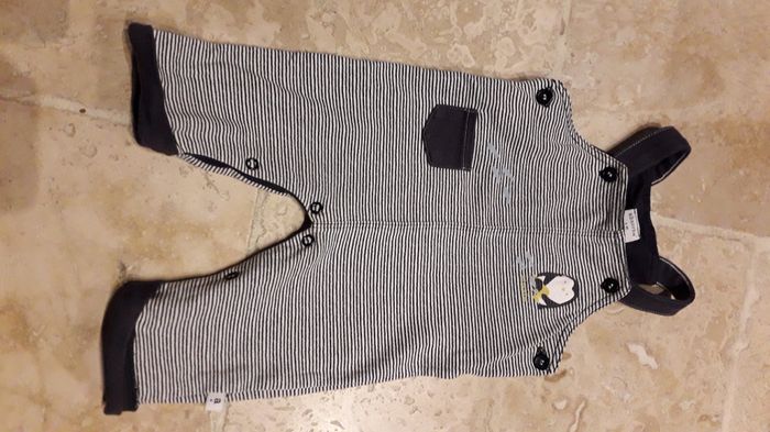 Ensemble salopette + tee-shirt - 1 mois - photo numéro 3