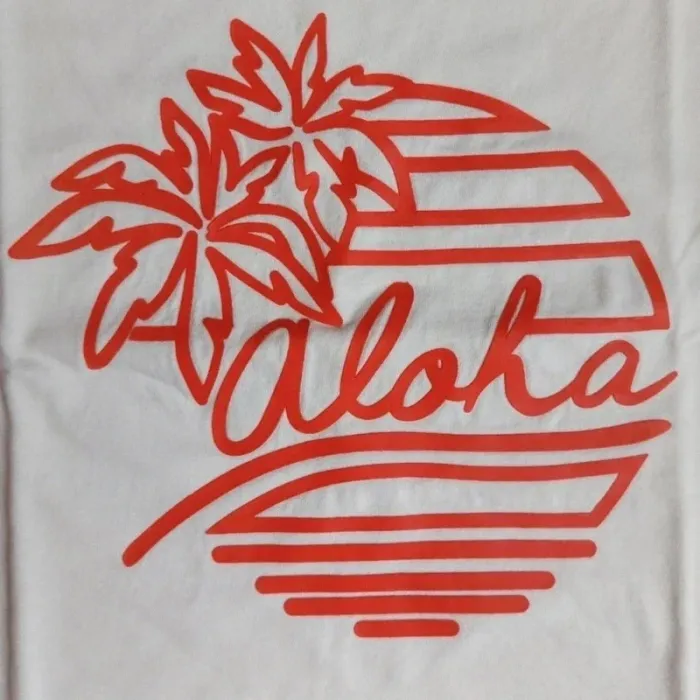 T-shirt blanc uni inscription corail aloha 🌺 miss avant première 12 ans - photo numéro 2