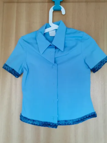 Chemisette bleue enfant