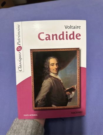 Livre Candide de Voltaire