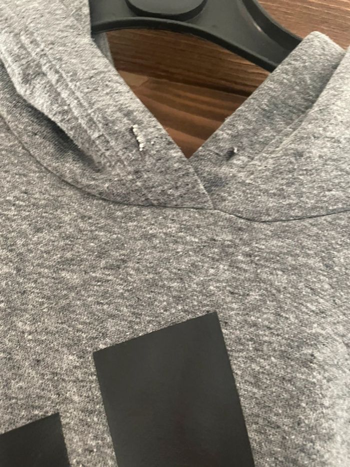 Sweat adidas gris chiné - photo numéro 3