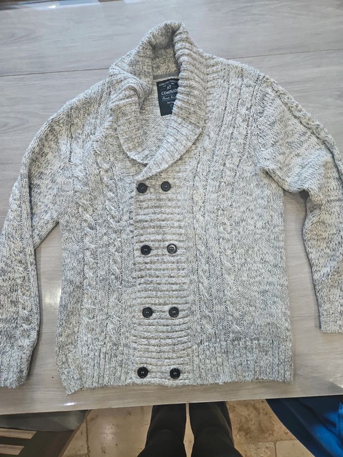 Pull gilet homme T S laine Armand Thiery