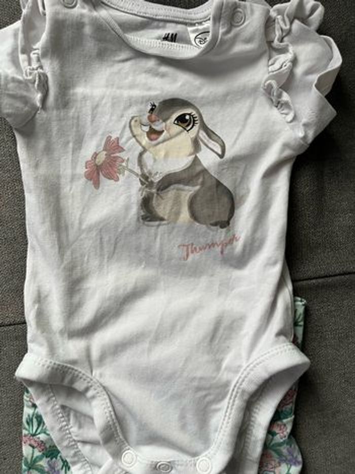 Ensemble body + legging 1-2 mois - photo numéro 2