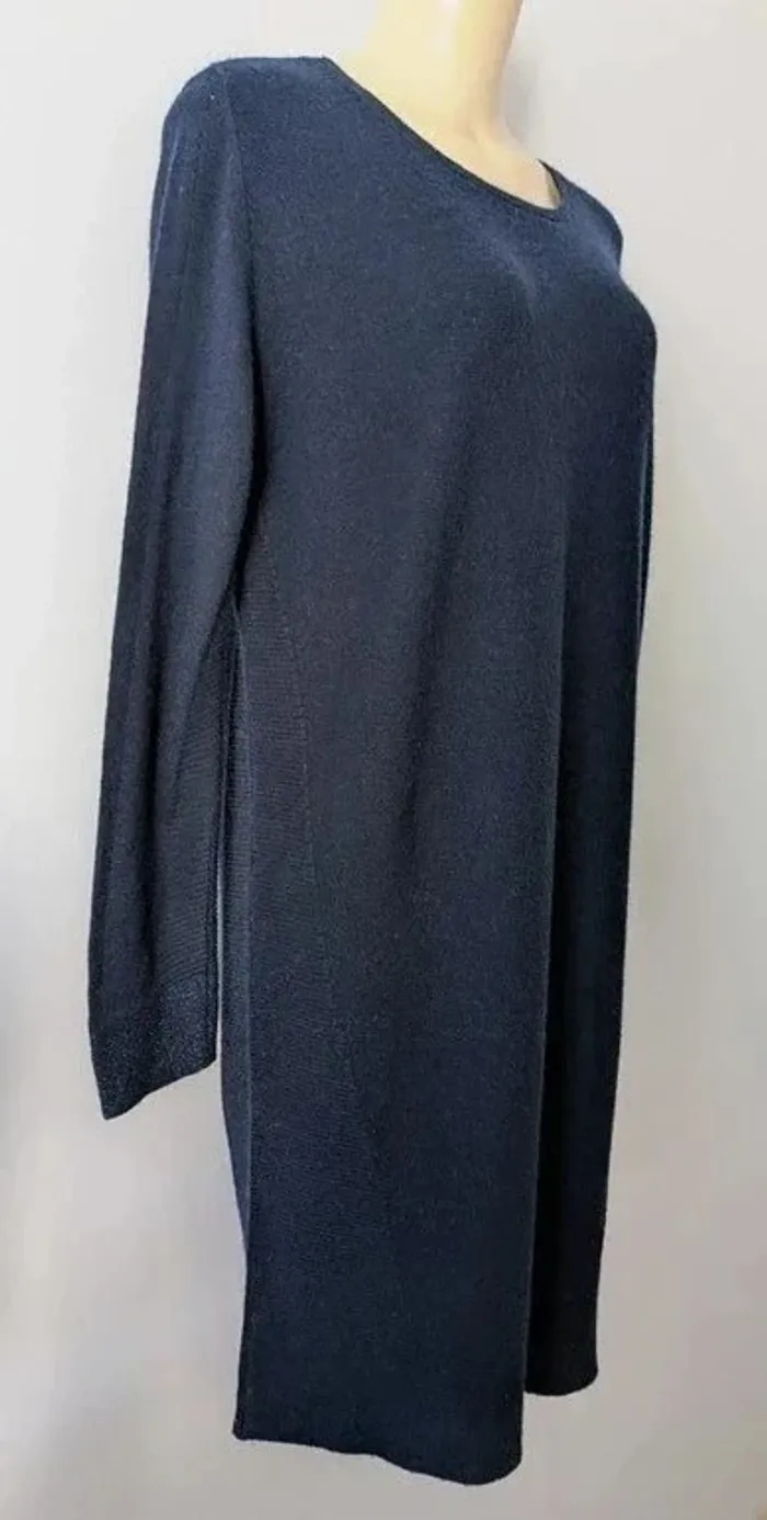 Robe pull en viscose laine cachemire - Sud Express - taille M - photo numéro 2