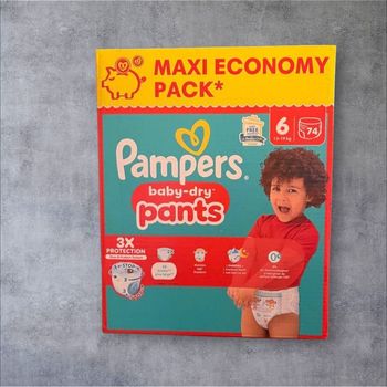 Carton de couches pants pampers taille 6