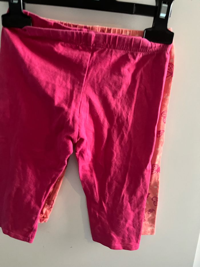 Lot 2 legging court  fille taille 5 ans - photo numéro 2