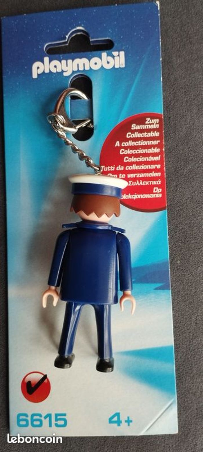 Porte clés Neuf Policier Playmobil - photo numéro 2