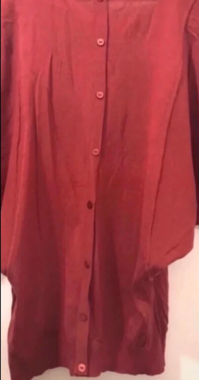 Haut femme camaïeu été demie manche Bordeaux taille XL - photo numéro 3