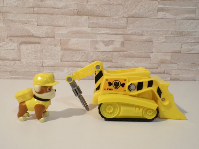 Bulldozer - Engin de chantier - Ruben - Paw Patrol - Pat Patrouille (J30) - photo numéro 3