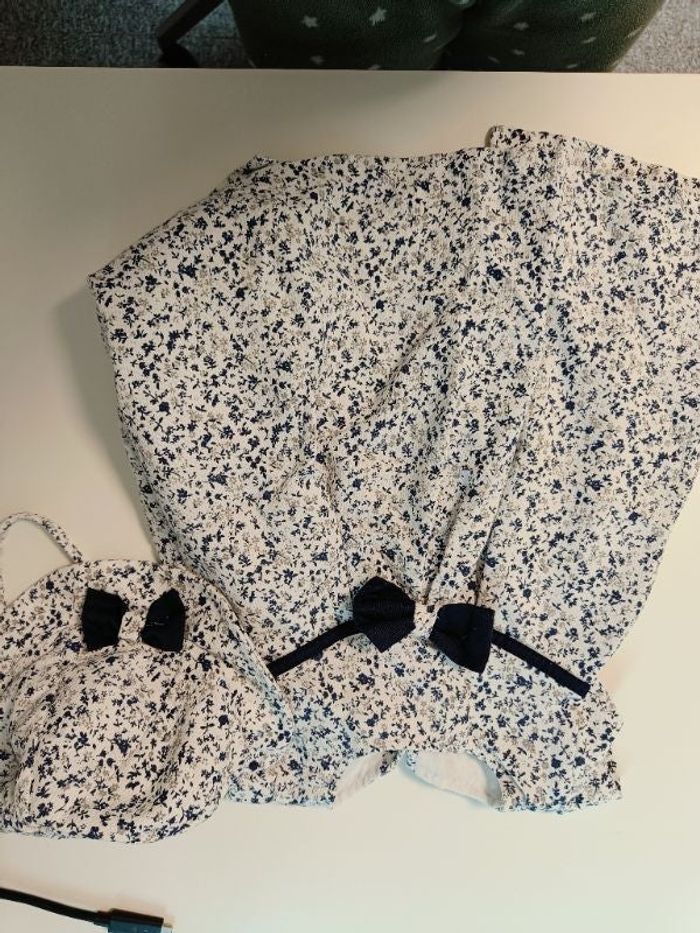 Ensemble robe + chapeau 18 mois