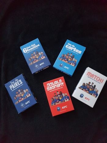Lot de jeux de cartes Foot