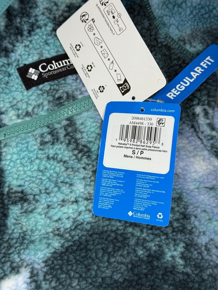 Sherpa polaire Columbia bleu - taille s - photo numéro 5