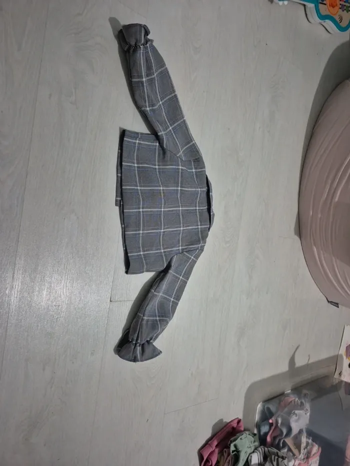 Petite veste à carreaux 18M - photo numéro 7