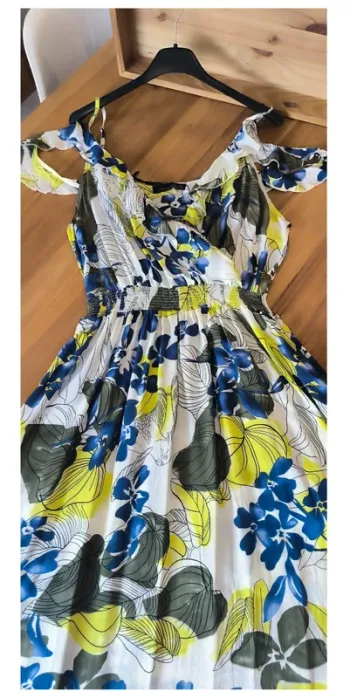 Robe longue fleurie été s 36 jöwell
