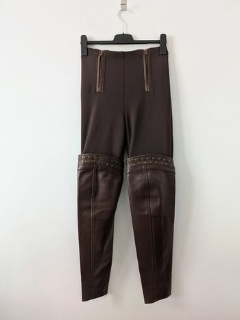 Pantalon marron de créatrice - taille 38