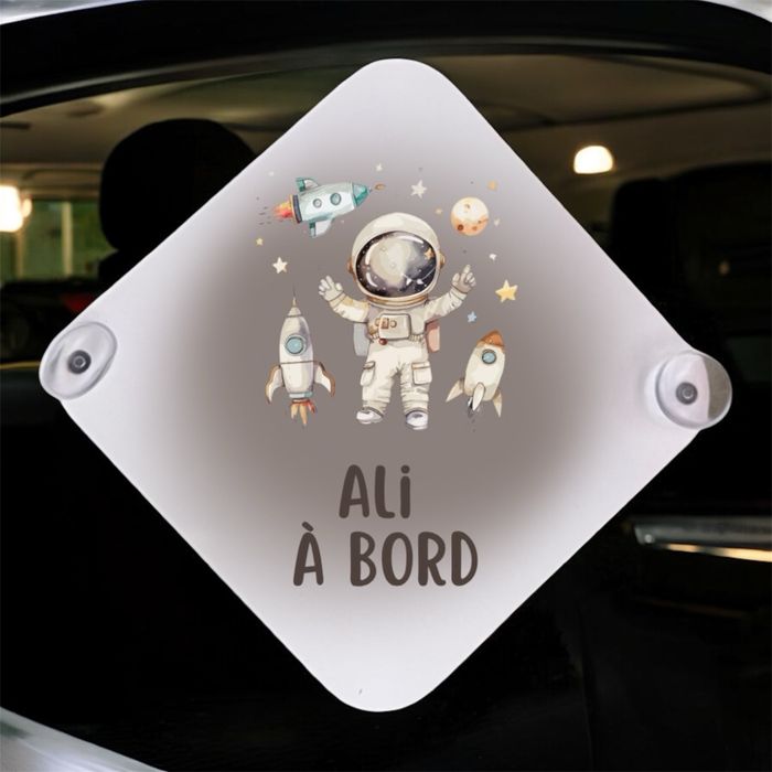 Pancarte de voiture « Bébé à bord » personnalisé