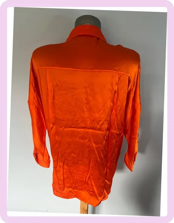 Chemise orange vive Faith Connexion - Taille M - photo numéro 4