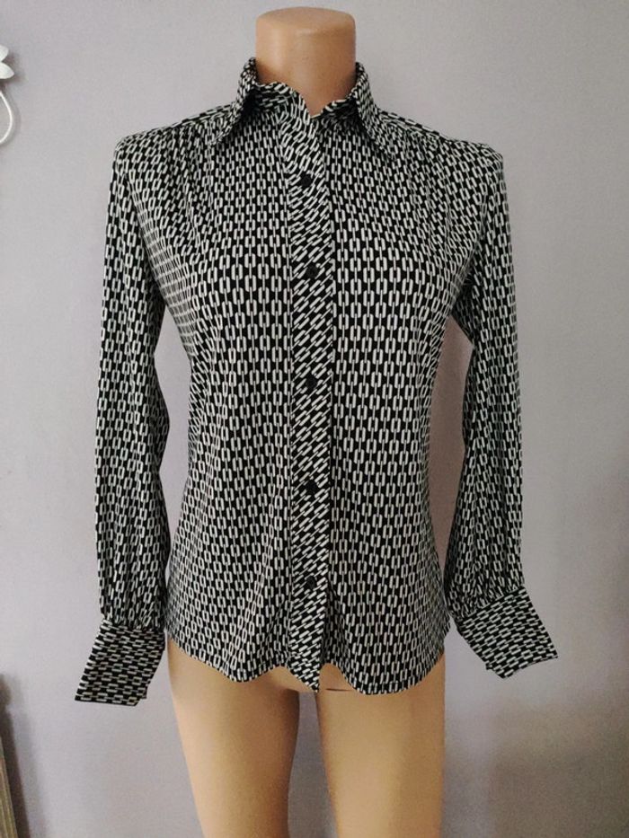 Chemise originale vintage motif chaîne