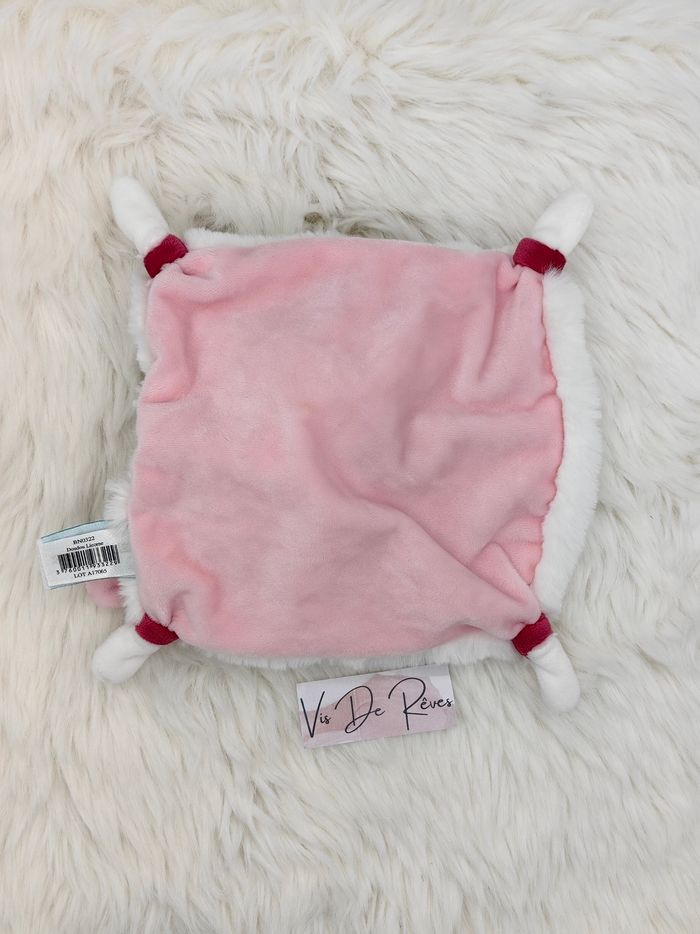 Doudou plat licorne blanc rose Poudre D'Etoiles BN0322 Baby Nat - photo numéro 5