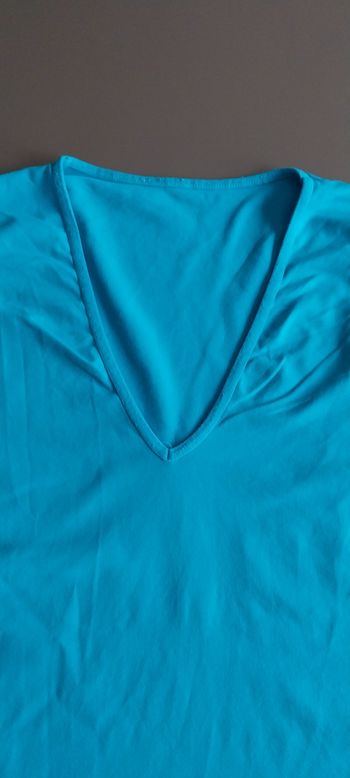T-shirt femme bleu