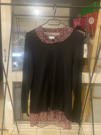 Pull fin sous chemise