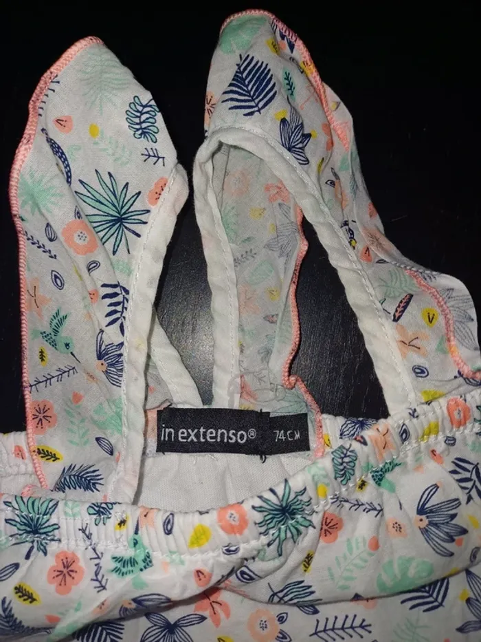 Lot robe été 6 mois tex in extenso - photo numéro 5