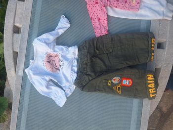 Ensemble 3 mois pantalon kaki