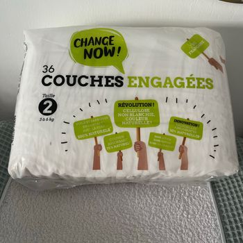 Couches  Change Now! T2 neuves