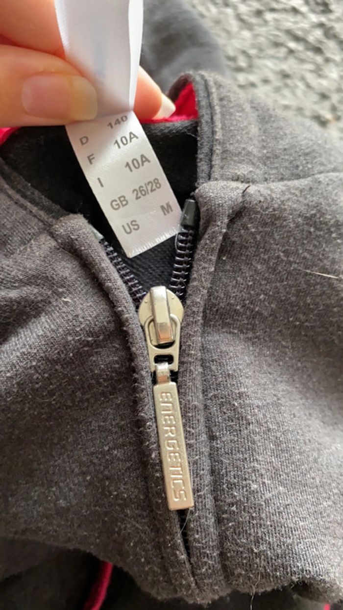 Sweat gris fille 10 ans - photo numéro 3