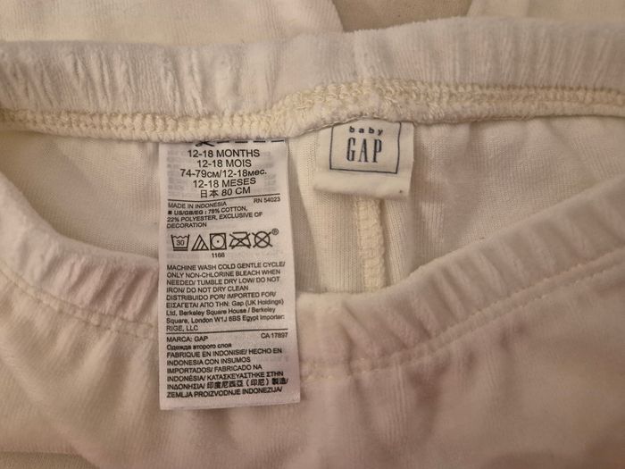 Pantalon velour bébé fille - photo numéro 3